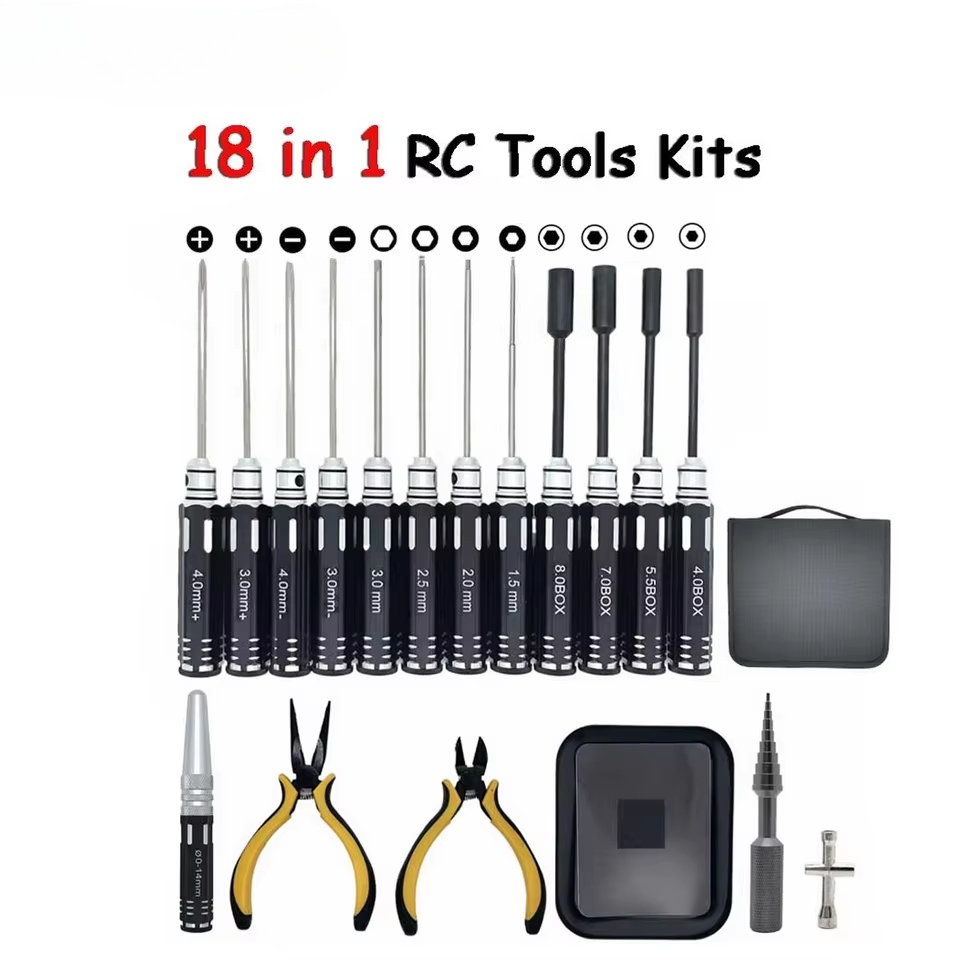 Screwdriver Set - Juego de herramientas RC 18 en