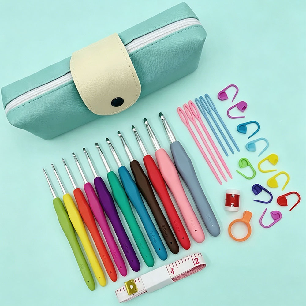 Tool Set - Juego de 37 Agujas de Ganchillo